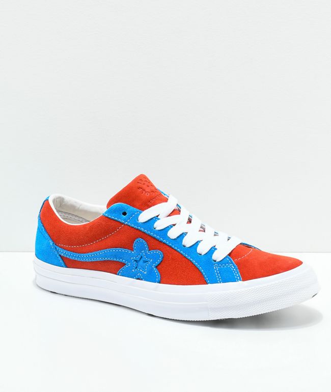 Converse X Golf Wang One Star Le Fleur Lava Diva Zapatos De Skate Zumiez