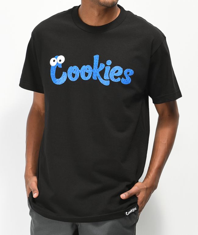 Cookies Fuzzy Wuzzy Logo Black T-Shirt