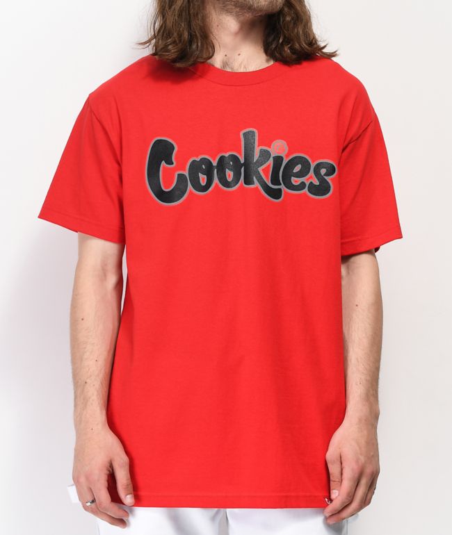 Cookies Hardwood Flava camiseta roja