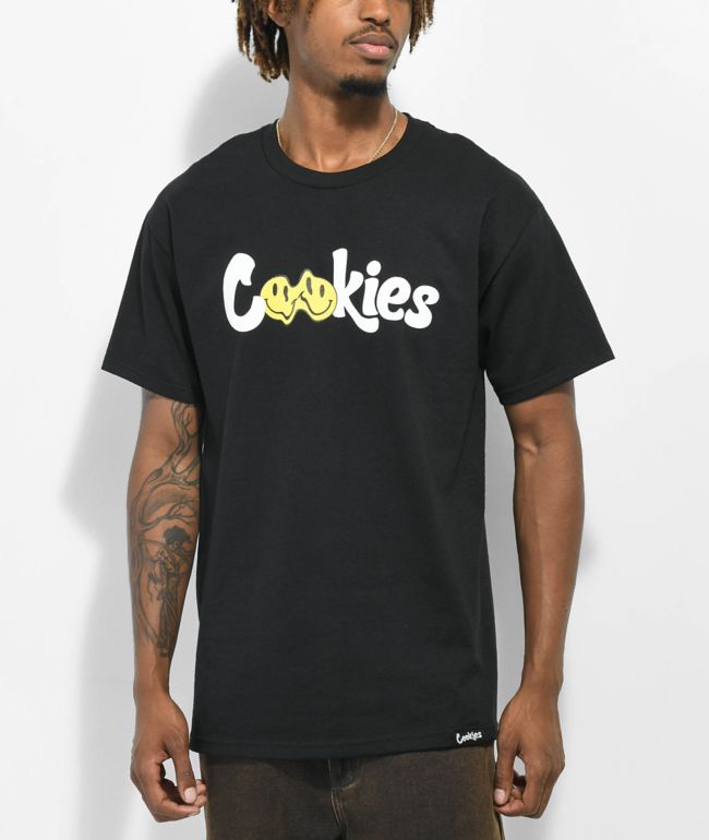 Cookies Melted Smile camiseta negra
