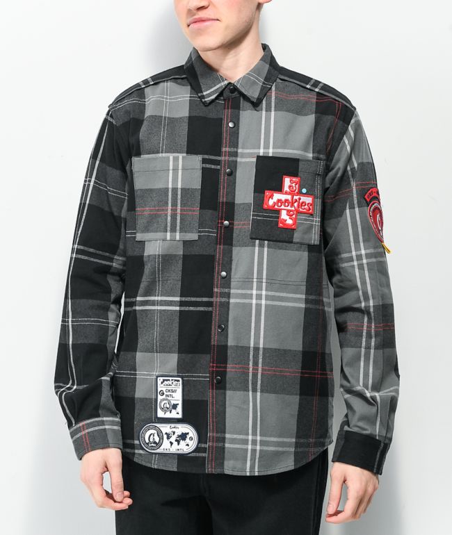 Cookies Mile High Black Flannel