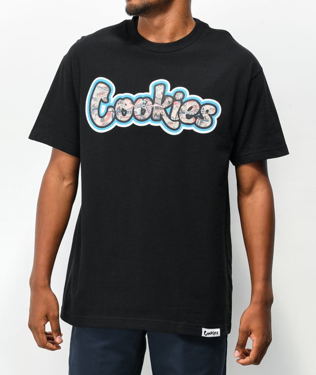 Cookies OG Mint plata camiseta negra