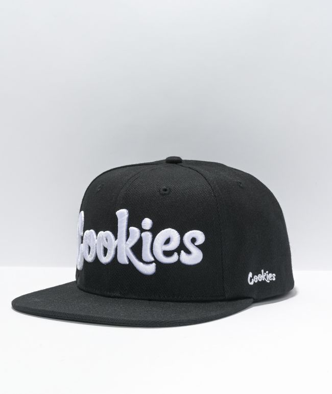 Cookies Original Mint Black & White Snapback Hat