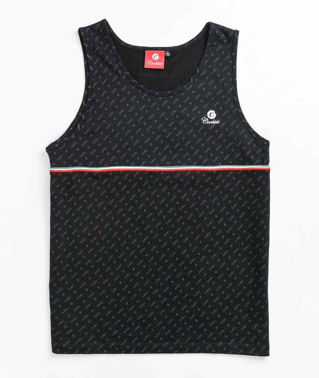 Cookies Presidio Black Tank Top