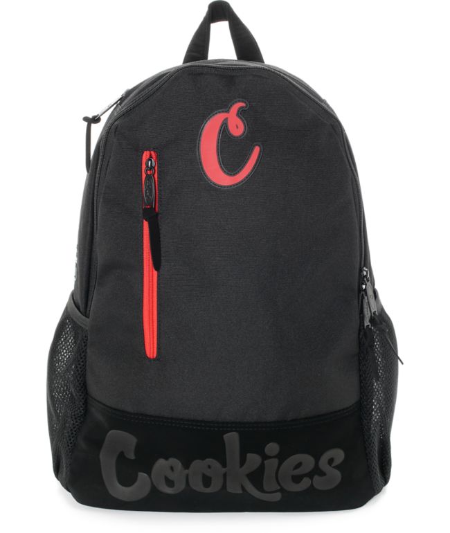 red cookies backpack