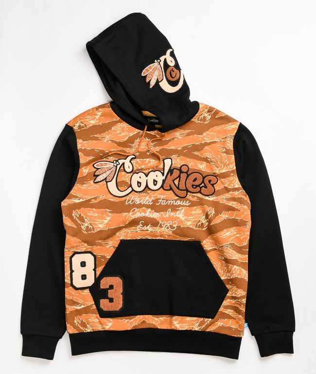 brown and black hoodie