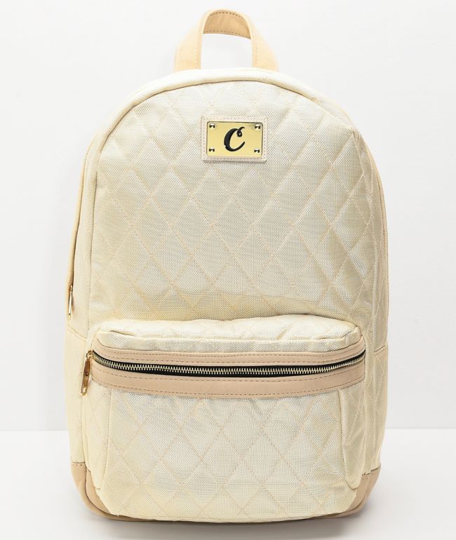 cream backpack