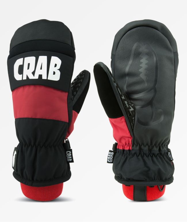 crab gloves snowboard