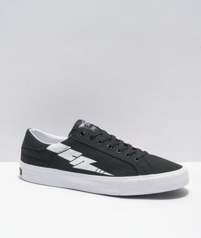 Creative Recreation Zeus Lo Black & White Canvas Shoes