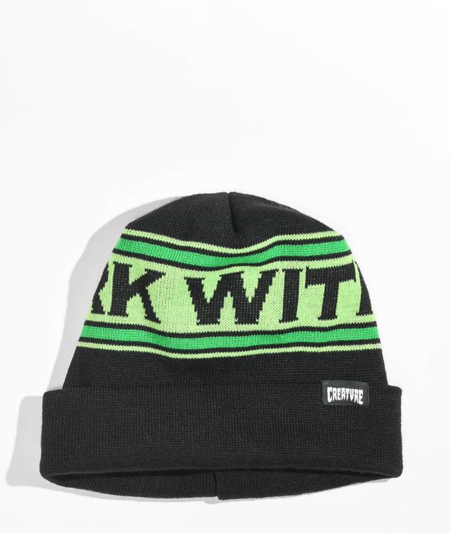 Bonnet Volcom V.co Baseline Beanie - Unisexe - Tricoté - Pour Ski Et Sports D'hiver - Vert