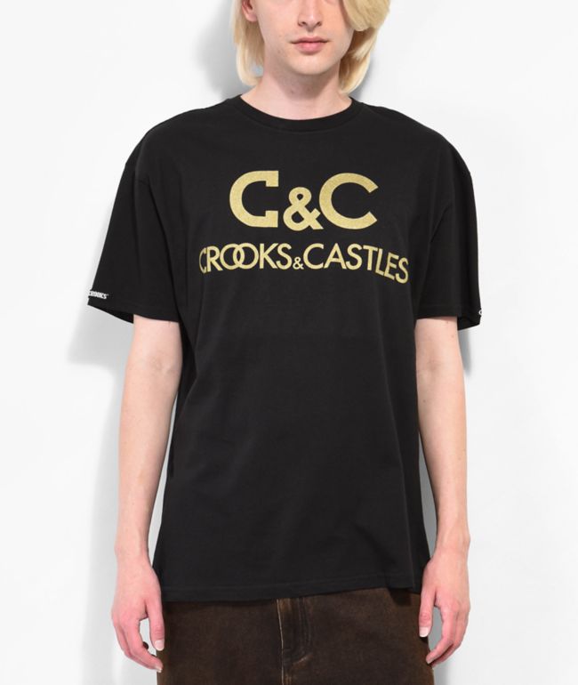 Crooks & Castles Double C Black T-Shirt