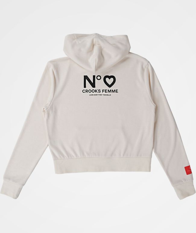 crooks and castles cropped hoodie TGS A.A