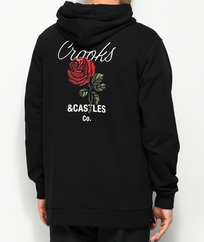 Crooks and castles rose hoodie new arrivals