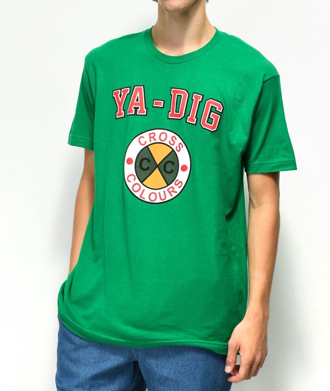 Cross Colors Ya Dig Green T Shirt Zumiez