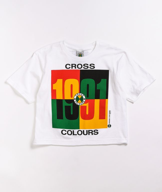 Cross Colours 1991 Logo White T-Shirt