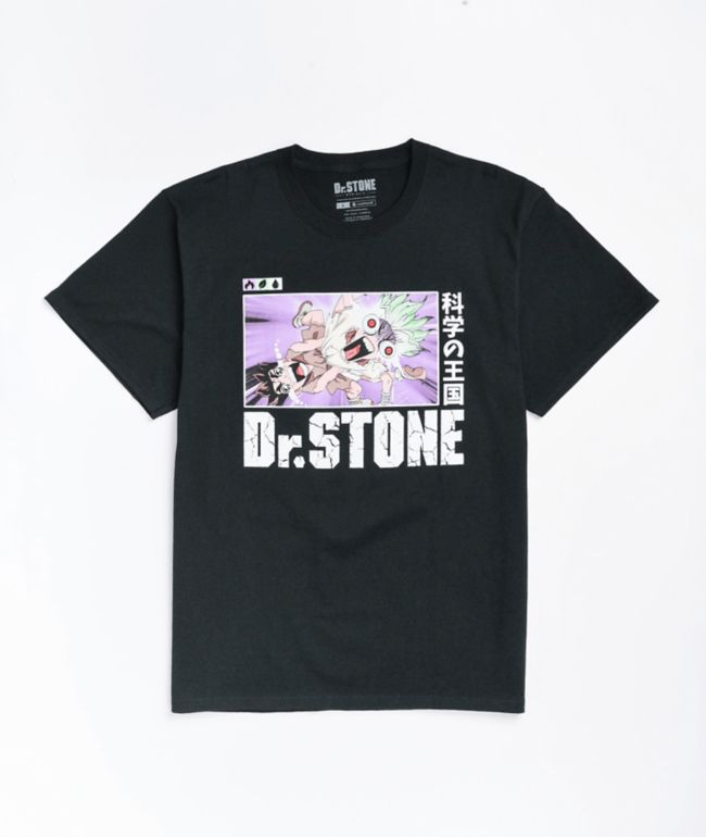 Crunchyroll x Dr. Stone Scream Black T-Shirt