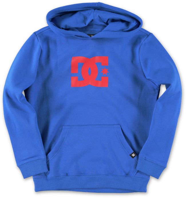 red dc hoodie