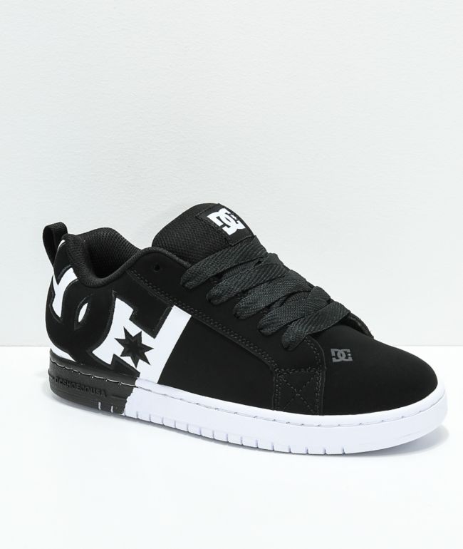 DC Court Graffik SQ Black \u0026 White Skate