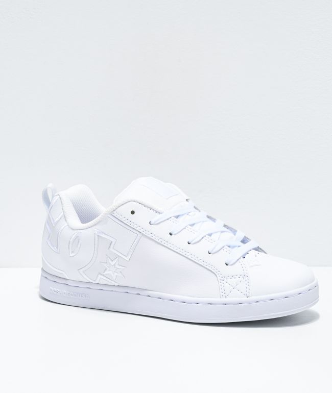 DC Court Graffik White Skate Shoes Zumiez DC Court Graffik White Skate Shoes Zumiez