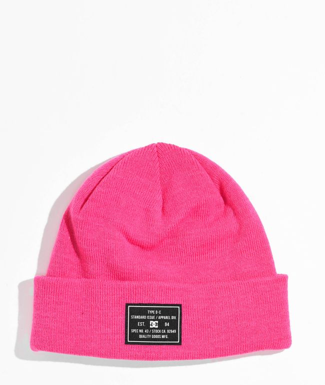 soft pink beanie