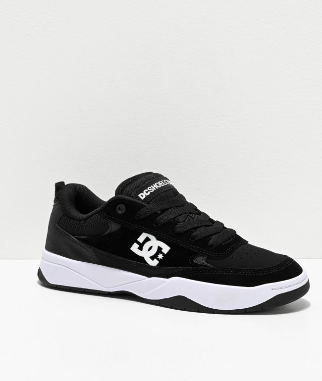 DC Penza Black \u0026 White Skate Shoes | Zumiez