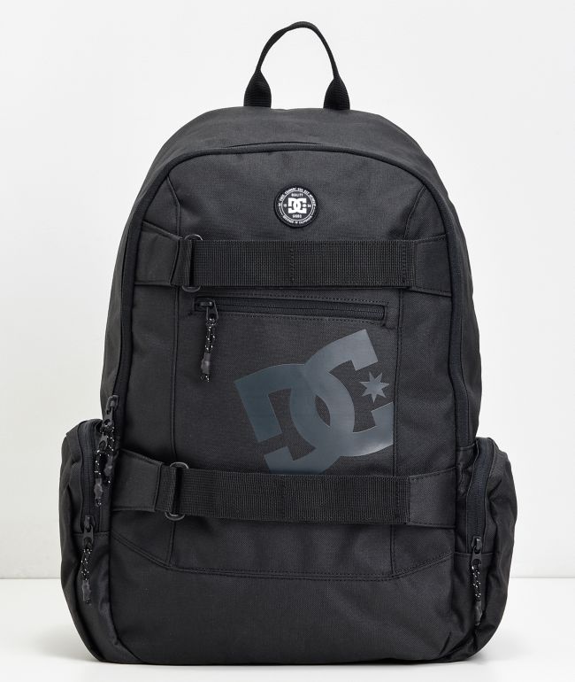 black medium backpack