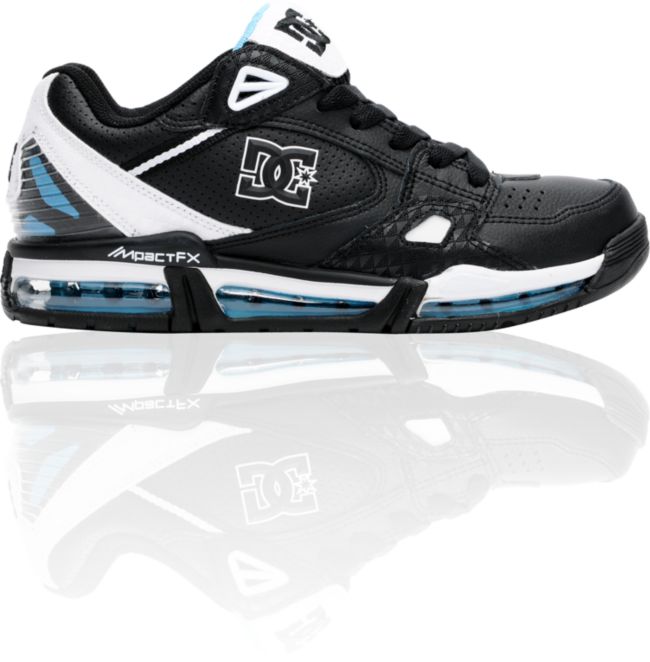 DC Versaflex Black \u0026 Aqua Skate Shoes 