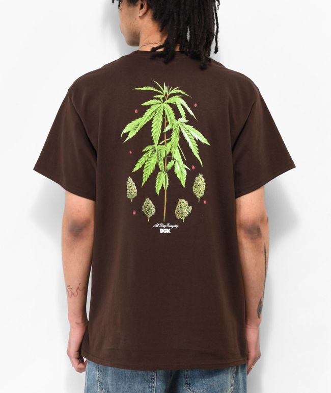 DGK Botanical Society camiseta marrón