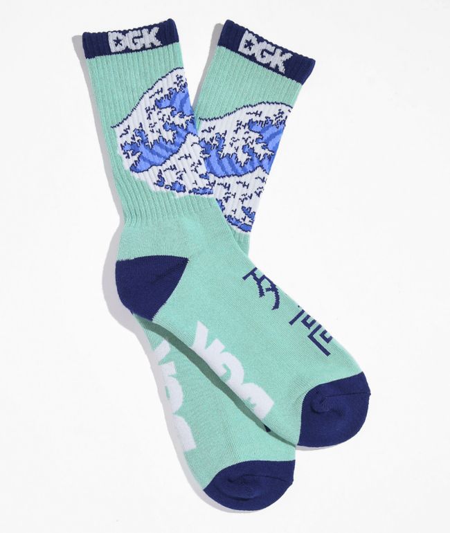 DGK Breaker Light Blue Crew Socks