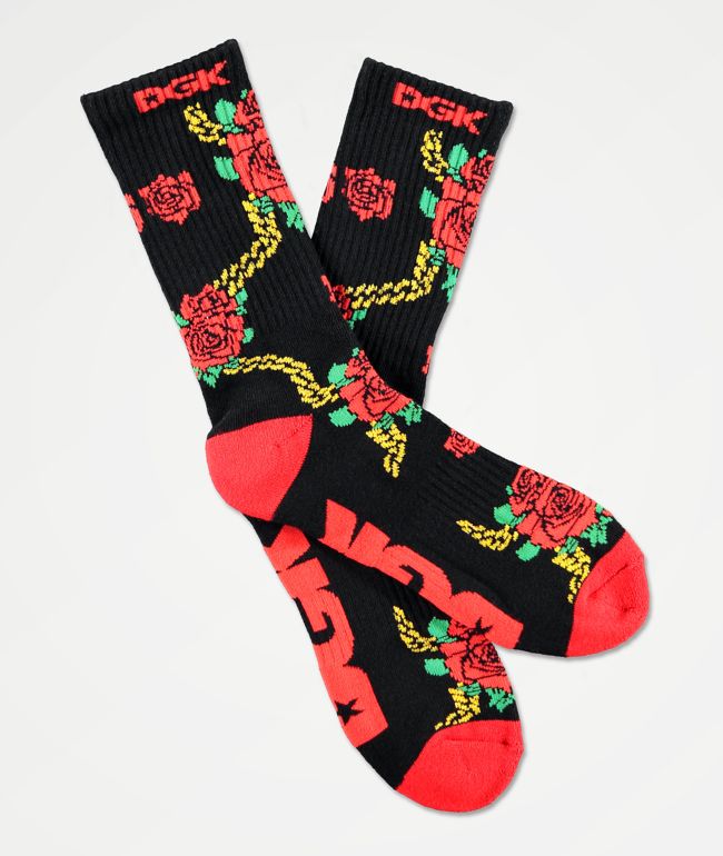 DGK Lavish Black Crew Socks