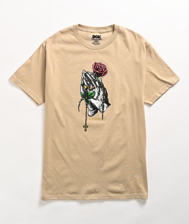 Sand color graphic tee Clearance