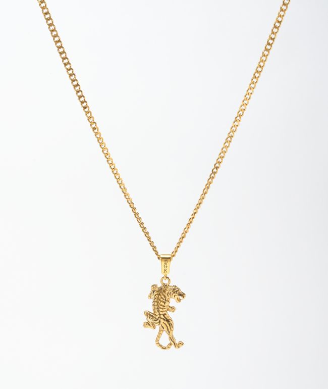 DGK Tiger Style Gold Chain Necklace