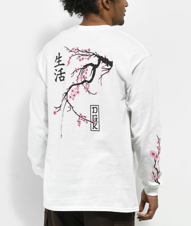 DGK Zen camiseta blanca de manga larga
