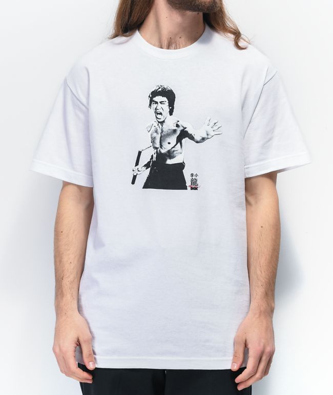 DGK x Bruce Lee Fierce White T-Shirt