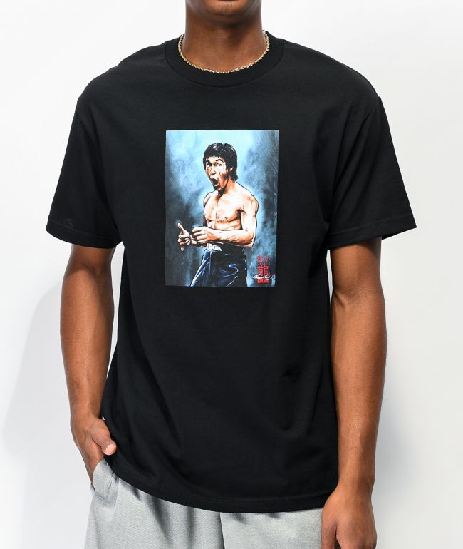 DGK x Bruce Lee Focused Black T-Shirt