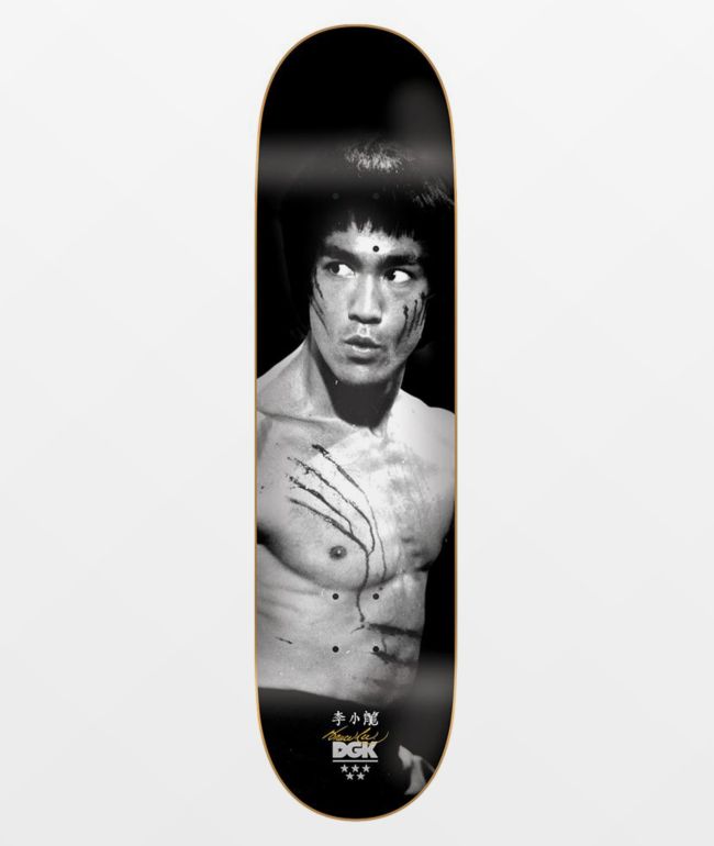 Dgk X Bruce Lee Golden Dragon 8 25 Graphic Changing Skateboard Deck Zumiez