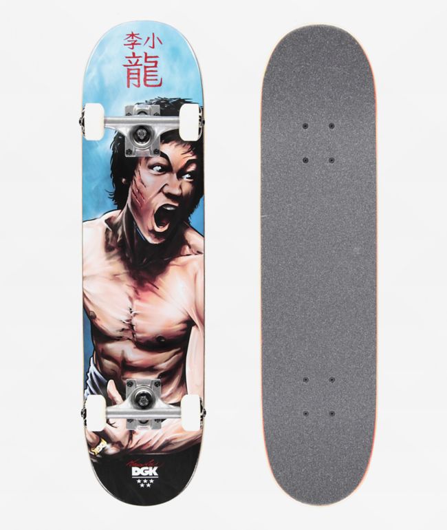 DGK x Bruce Lee No Way As Way Mini 7.25" Skateboard Complete