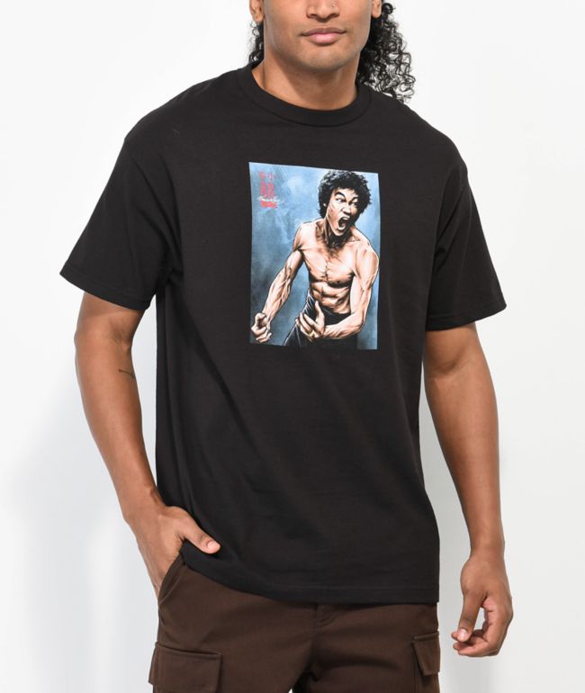 DGK x Bruce Lee No Way Black T-Shirt 