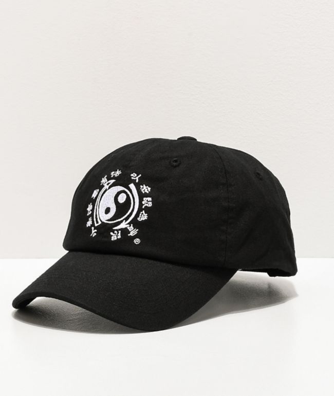 DGK x Bruce Lee Yin Yang Black & White Strapback Hat