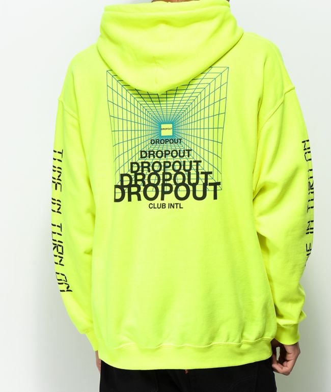 frozen yellow hoodie