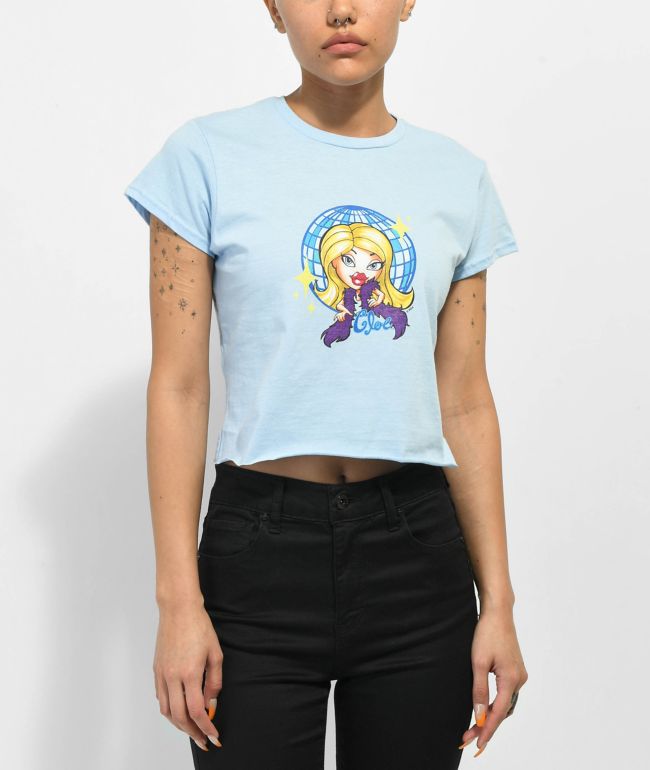Daisy Street x Bratz Cloe Blue Crop T-Shirt
