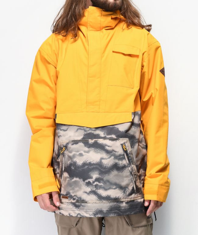 gold snowboard jacket