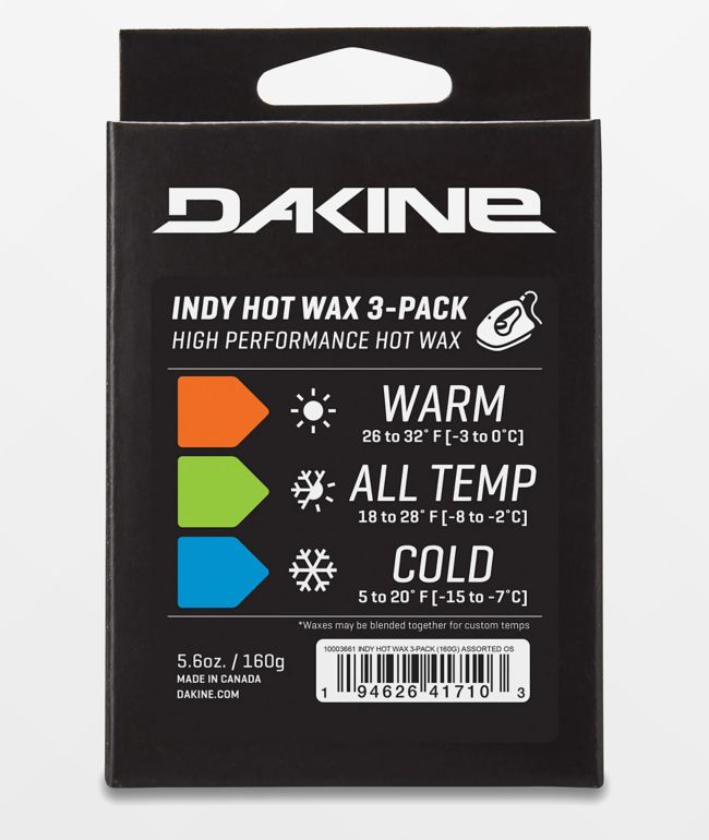 Dakine Indy Hot Wax 3Pack Snowboard Wax