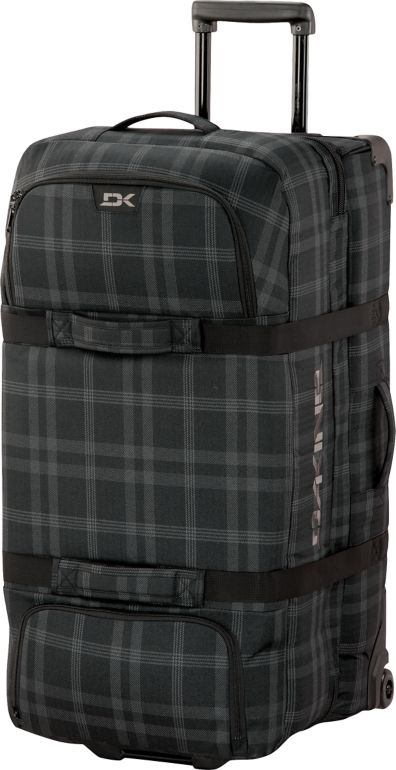 plaid luggage