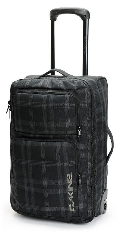plaid carry on luggage