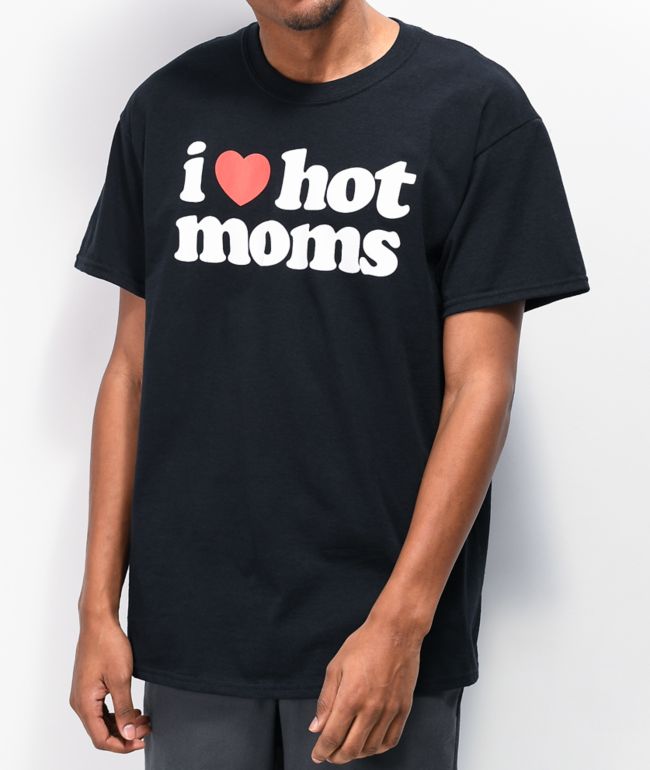Danny Duncan I Heart Hot Moms Black T-Shirt