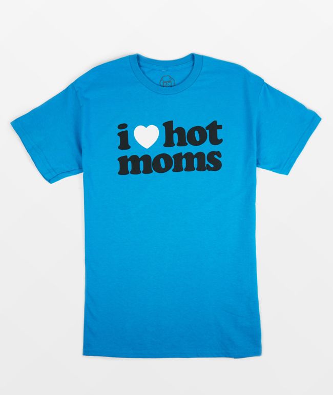 Danny Duncan I Heart Hot Moms Blue TShirt