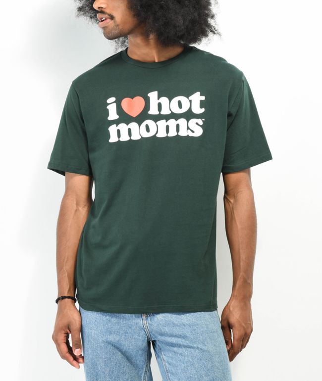 Danny Duncan I Heart Hot Moms Green TShirt
