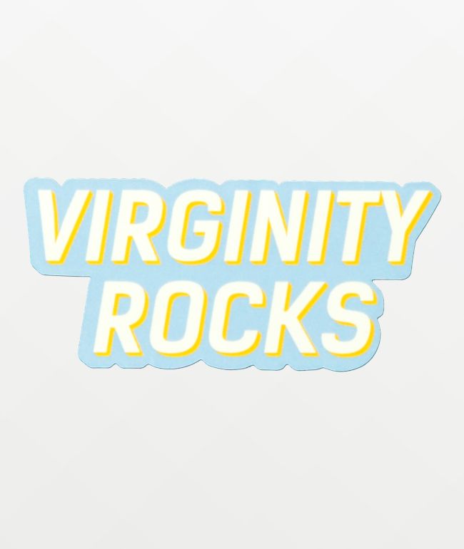 Danny Duncan Virginity Rocks Light Blue Sticker