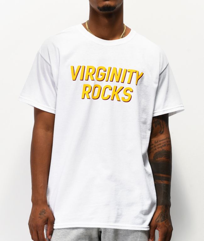 Yellow virginity rocks best sale hoodie